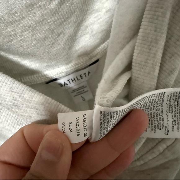 COPY - Athleta COASTER LUXE HIGH RISE JOGGER Fog Grey Heather Size Large - Picture 6 of 9